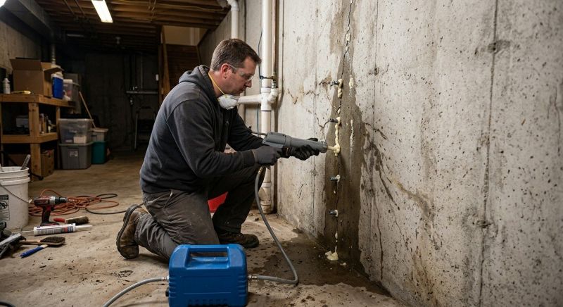 Basement Foundation Repair in Storrs Mansfield, CT