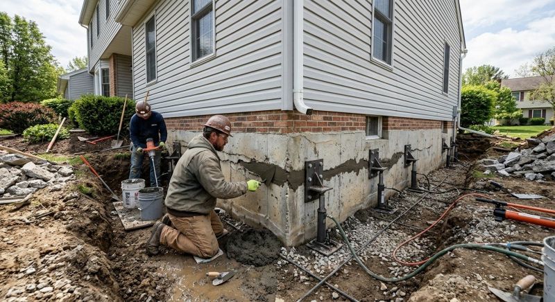 Basement Foundation Repair in Wallingford, CT