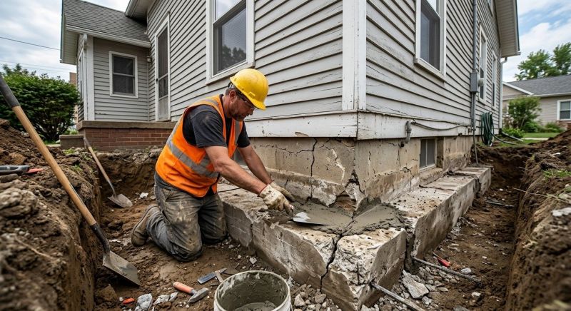 Building Foundation Repair in Durham, CT