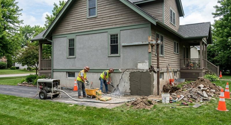 Building Foundation Repair in Glastonbury, CT