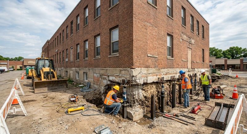 Commercial Foundation Repair in Glastonbury, CT