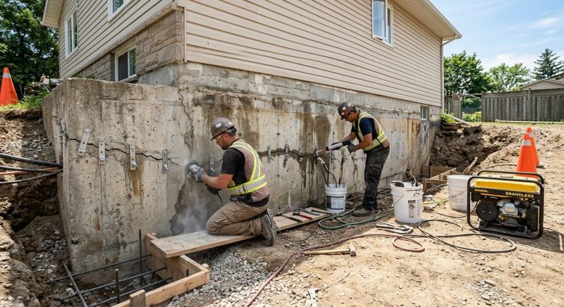 Concrete Foundation Repair in Coventry, CT