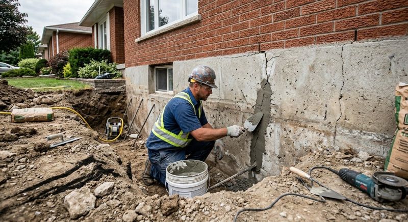 Concrete Foundation Repair in Durham, CT