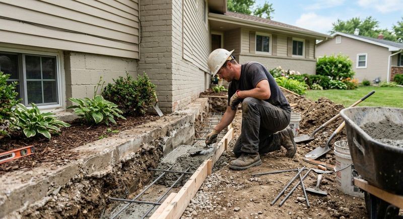 Concrete Foundation Repair in West Suffield, CT