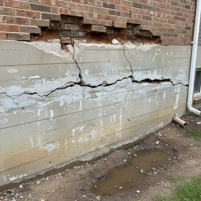 Cracked Foundation Repair in Ellington, CT