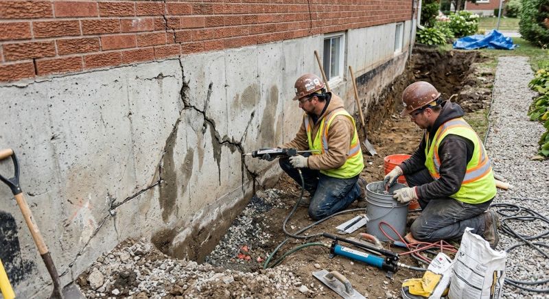 Cracked Foundation Repair in Storrs Mansfield, CT