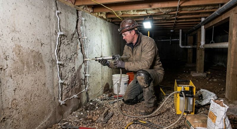 Crawl Space Leveling in Glastonbury, CT