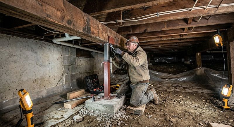 Crawlspace Foundation Repair in Bristol, CT