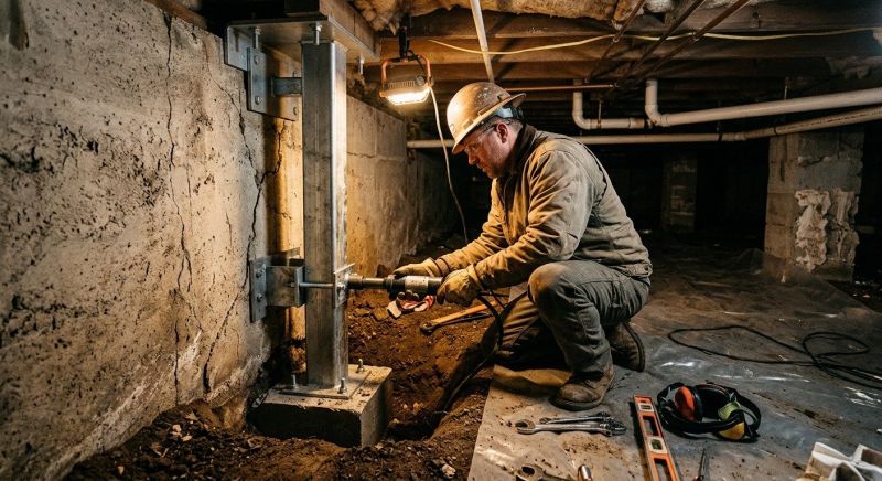 Crawlspace Foundation Repair in Farmington, CT