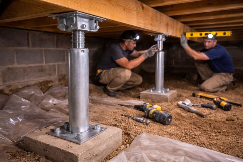 Crawlspace Structural Repair in Glastonbury, CT