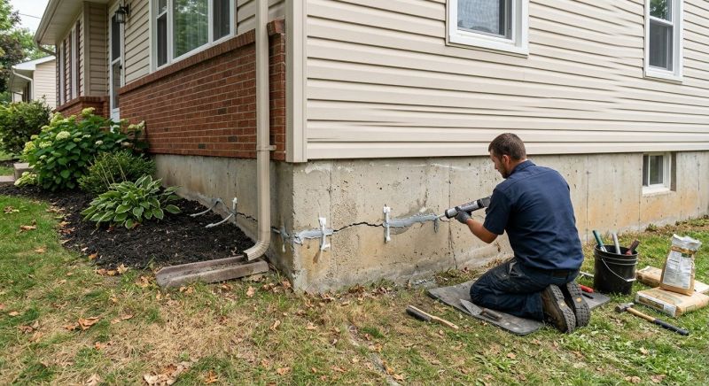 Foundation Crack Sealing in Glastonbury, CT