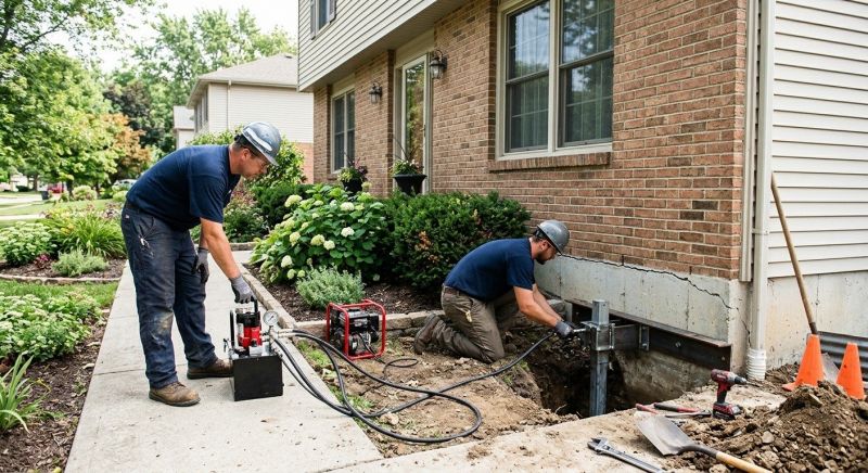 Foundation Jacking in Granby, CT