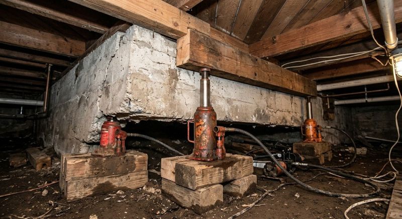 Foundation Jacking in Hebron, CT