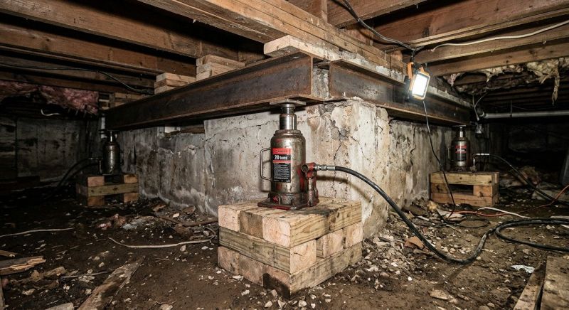Foundation Jacking in Simsbury, CT