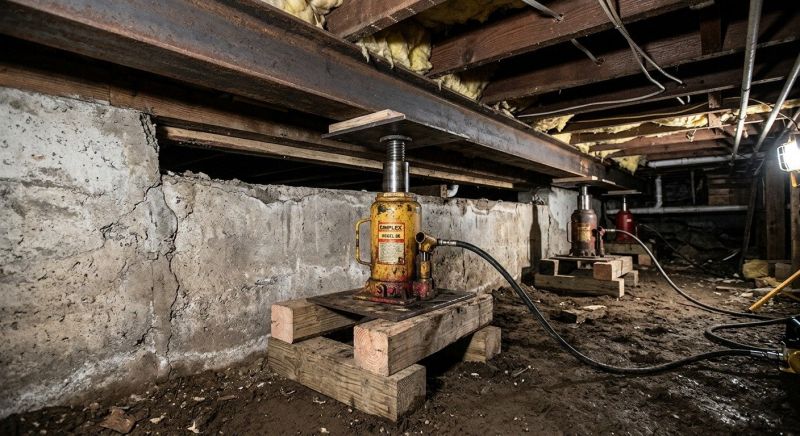 Foundation Jacking in Weatogue, CT