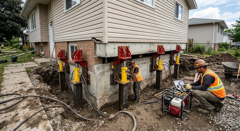 Foundation Lifting in Plainville, CT