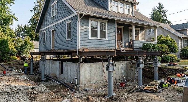 Foundation Raising in Berlin, CT