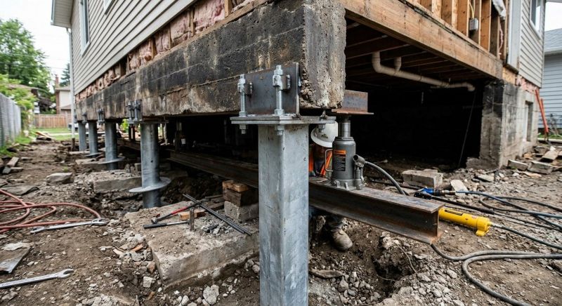 Foundation Raising in Durham, CT