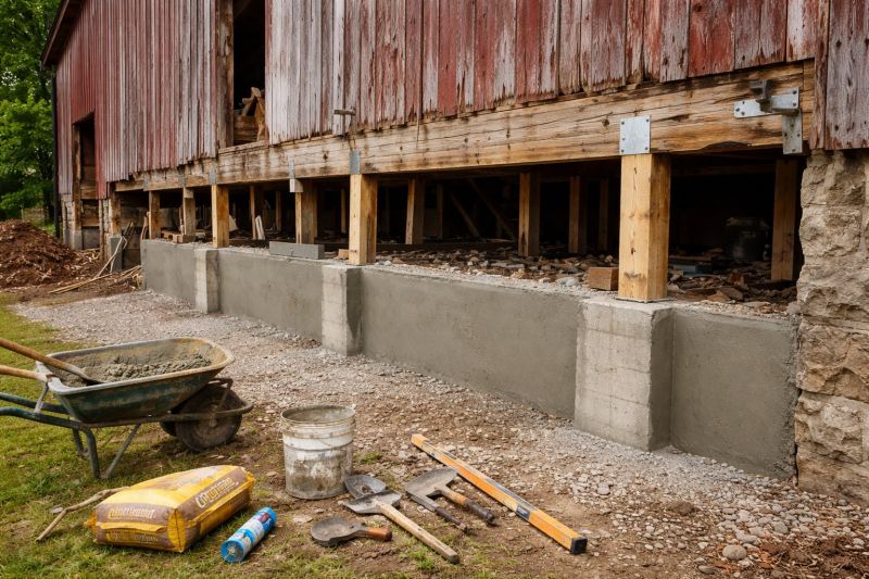Foundation Renovation in Glastonbury, CT