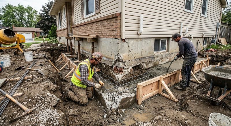 Foundation Repair in South Glastonbury, CT