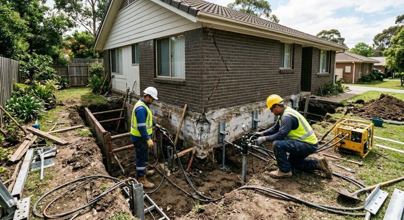 Foundation Restoration in Glastonbury, CT