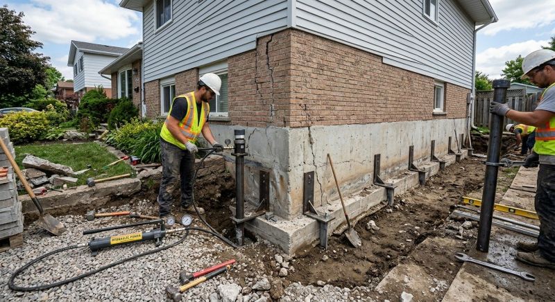 Foundation Stabilizing in Colchester, CT