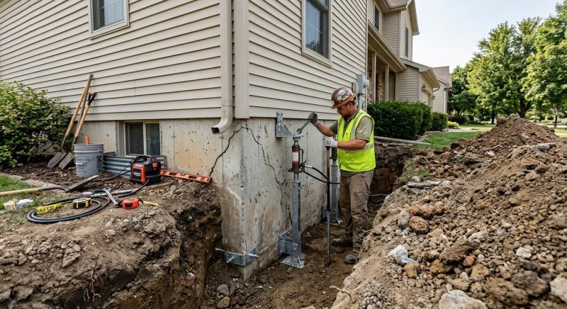 Foundation Stabilizing in East Granby, CT