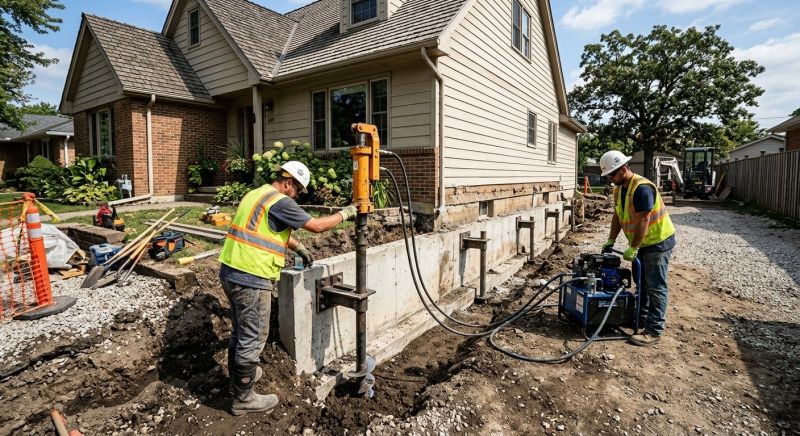 Foundation Stabilizing in Glastonbury, CT