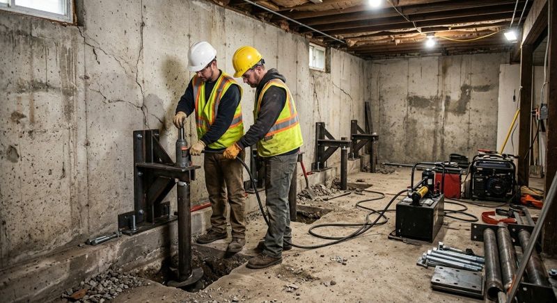 Foundation Stabilizing in New Britain, CT