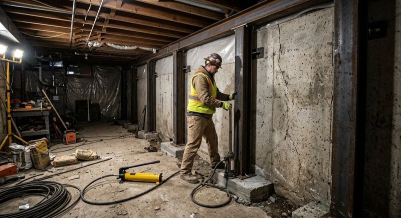 Foundation Stabilizing in Stafford Springs, CT