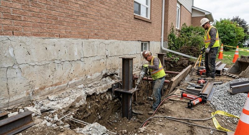Foundation Structural Repair in Wethersfield, CT