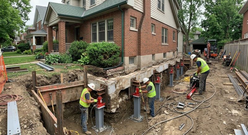 Foundation Underpinning in Glastonbury, CT