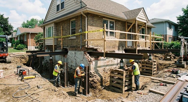 House Foundation Repair in Longmeadow, MA