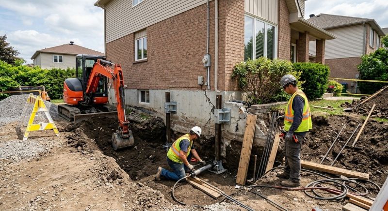 House Foundation Repair in Salem, CT