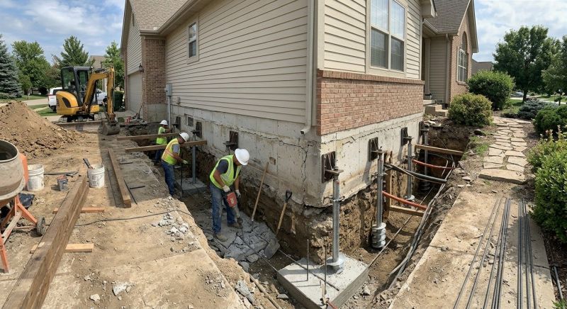 House Underpinning in Glastonbury, CT