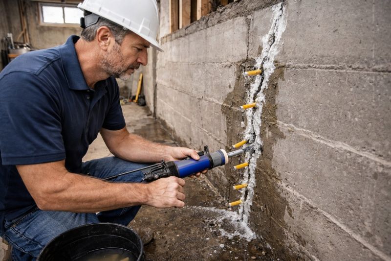 Leaking Foundation Repair in Glastonbury, CT