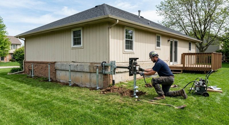 Settling Foundation Service in Suffield, CT