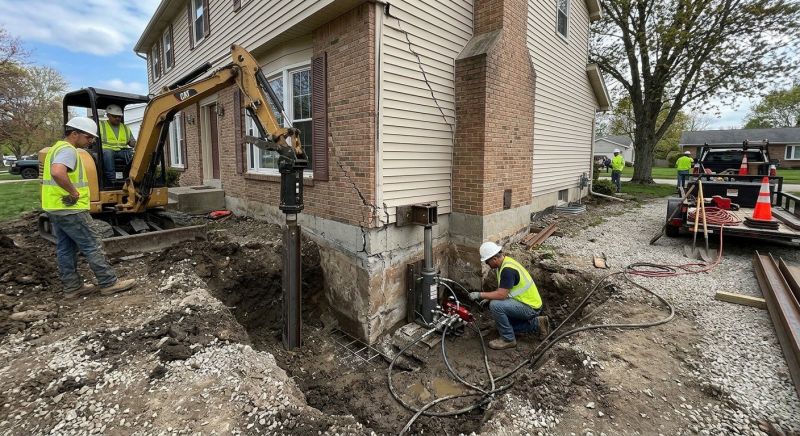 Sinking Foundation Repair in Berlin, CT