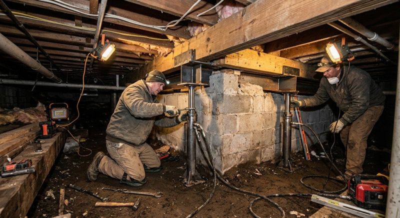 Structural Foundation Repair in Suffield, CT