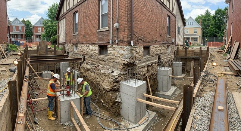 Structural Underpinning in Glastonbury, CT