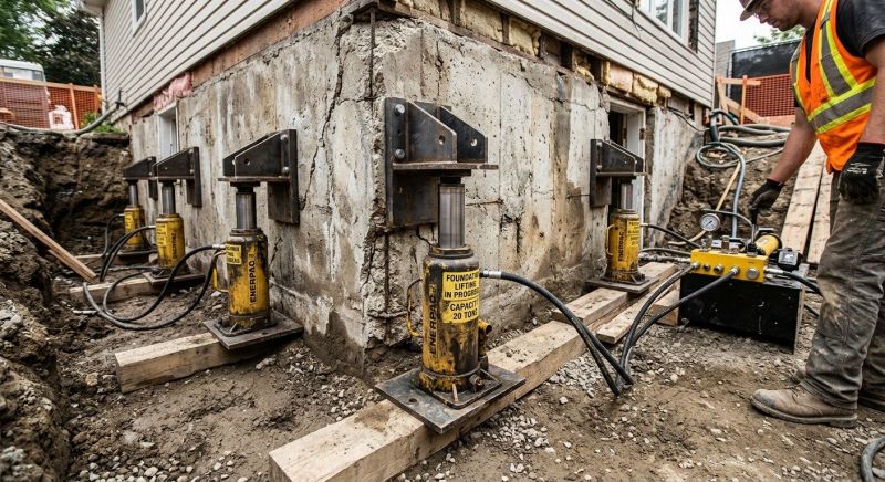Foundation Jacking in Willimantic, CT